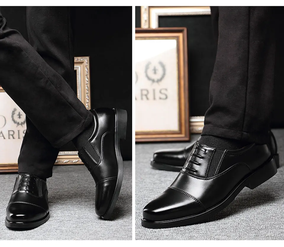 ZJNNK/Мужские модельные туфли с квадратным носком; Нежные мужские кожаные туфли; модные мужские туфли без застежки в деловом стиле