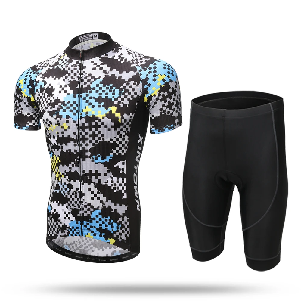 2017 pro team cycling sets men summer breathable cycling clothing