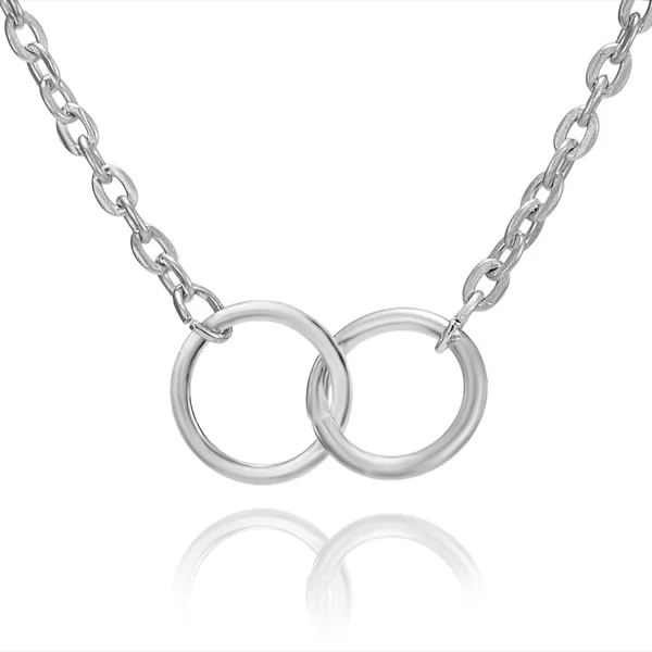 Rinhoo 10*7,5 см бумажная карточка Глод цинк длинная цепь из сплава кулон ожерелье Женская мода изысканные ювелирные изделия подарок - Окраска металла: NC18Y0307-4