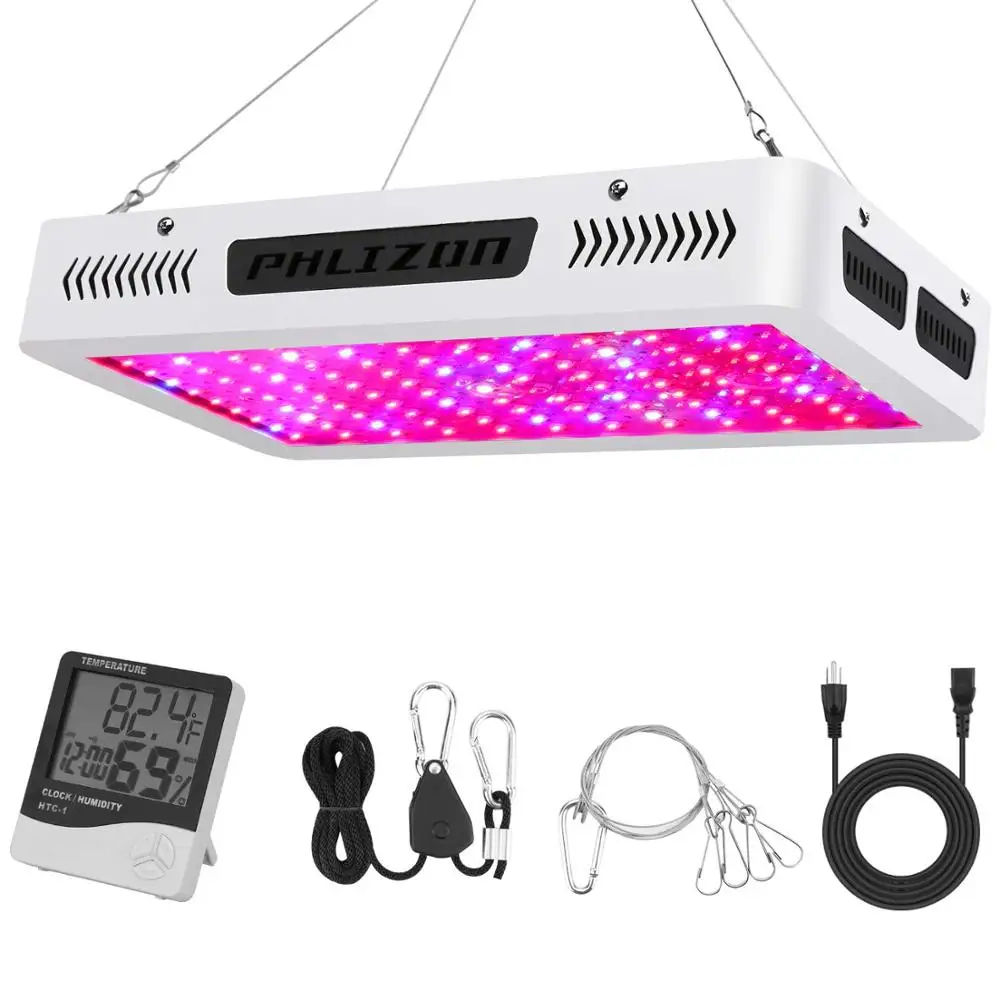 

Phlizon 1200W Full Spectrum LED Plant Grow Light Fitolampy Phyto Lamp For Indoor Garden Plants Flower Hydroponics Grow Tent Box