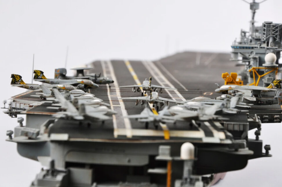 Academy 1/800 масштаб 14210 США CV 63 Kitty Hawk авианосец пластиковая модель комплект собранная