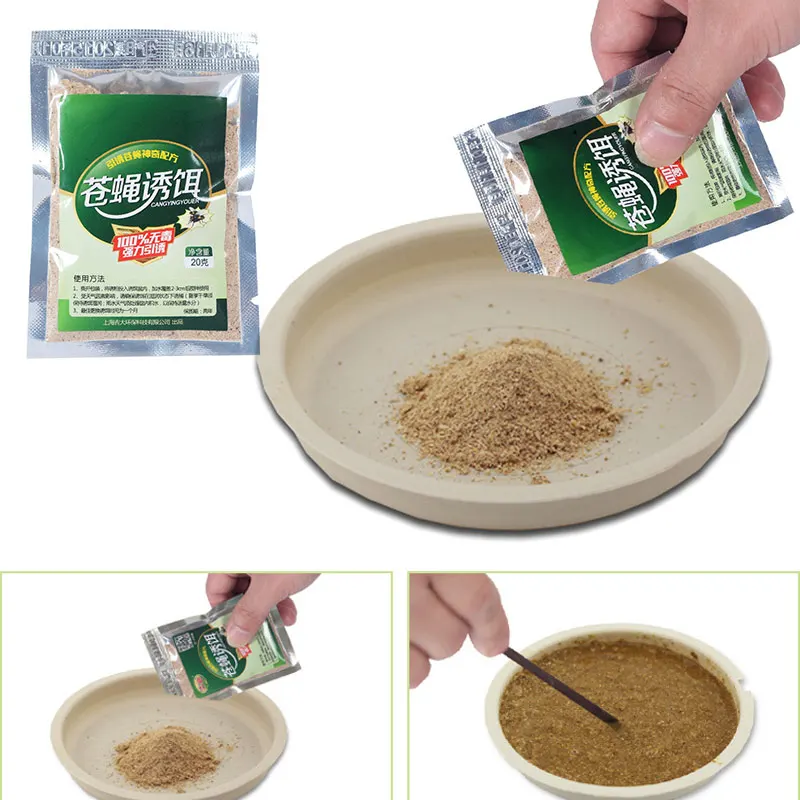 

Mosquito Fly Attracting Bag Attractant Flycatcher Practical Convenient Odorless Mosquito Fly Bait Best Price