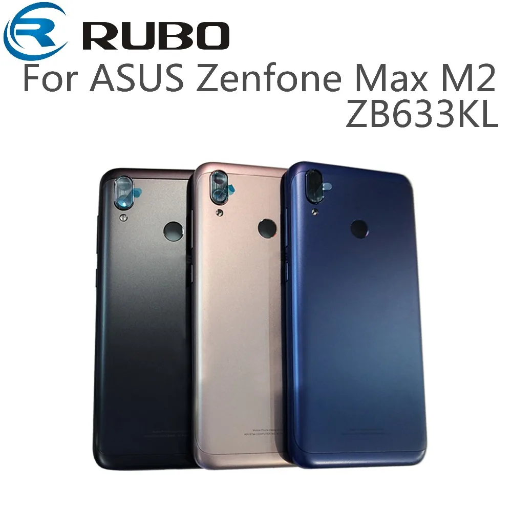 Задняя крышка аккумулятора для ASUS Zenfone Max M2 ZB633KL X01AD задняя корпуса | Мобильные