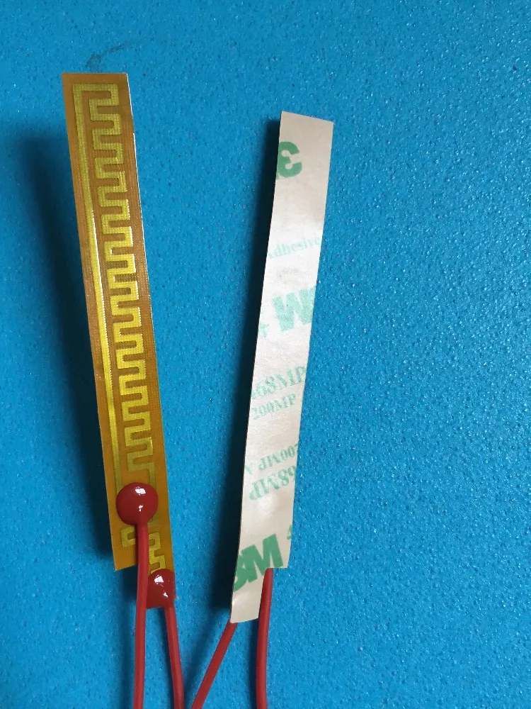 

12mmx39mm 12V 4.8W,heating element heating pan electric Element For 3D Printer film polyimide heater heat rubber PI film