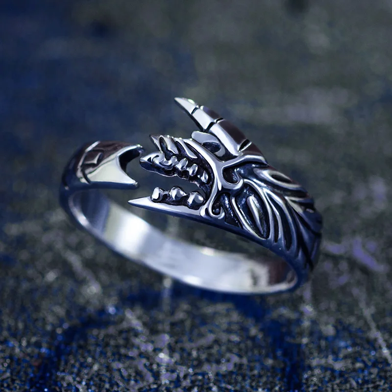 

Monster Hunter Zinogre Wolf Ring 925 Sterling Silver