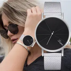 Для женщин часы знаменитого бренда минималистский силиконовые сетки просто смотреть Для женщин Водонепроницаемый ручные часы Reloj relogio feminino