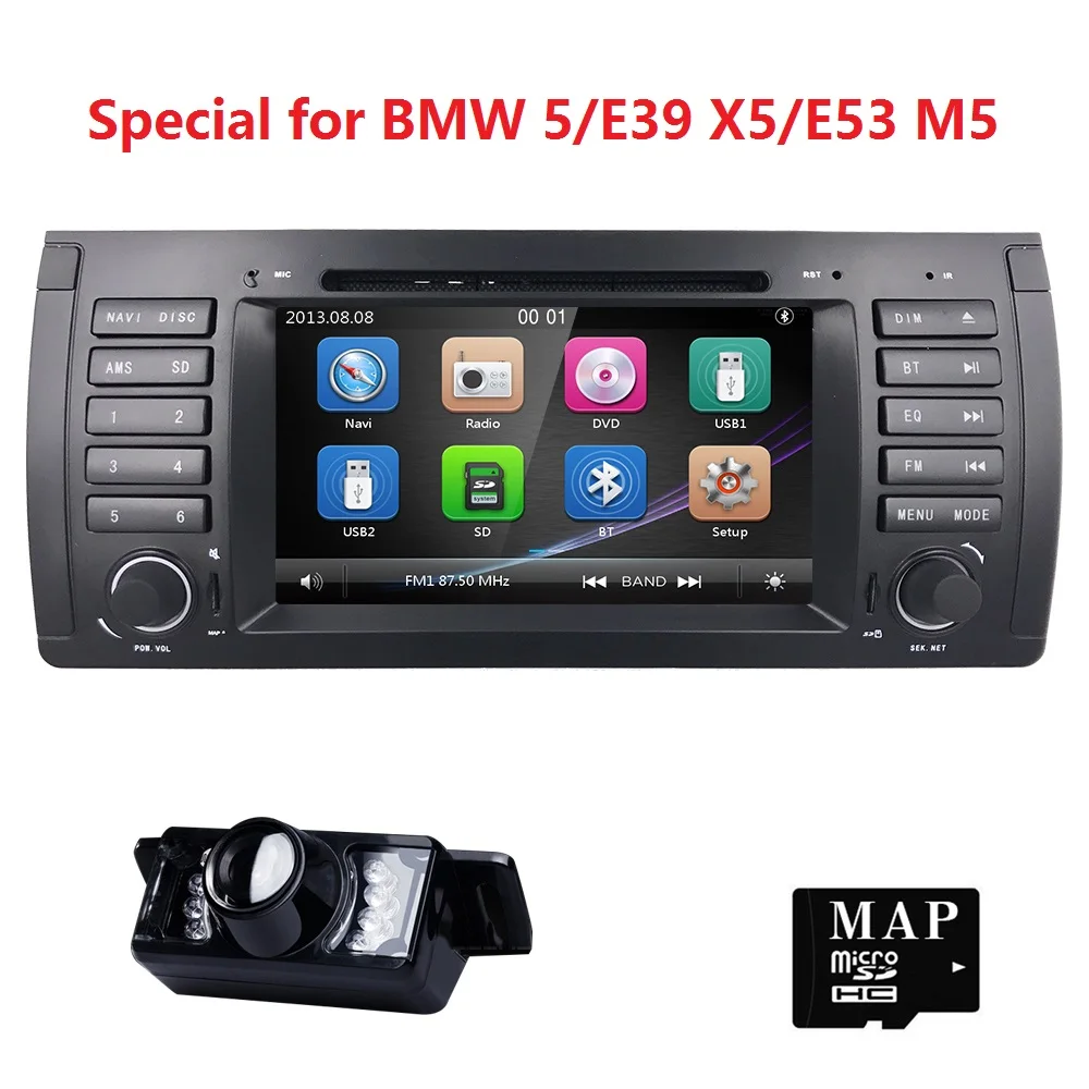 1 Din автомобильный DVD плеер для BMW E39 E53 E38 M5 X5 1996 1997 1998 1999 2000 2001 2002 2003 мультимедиа GP