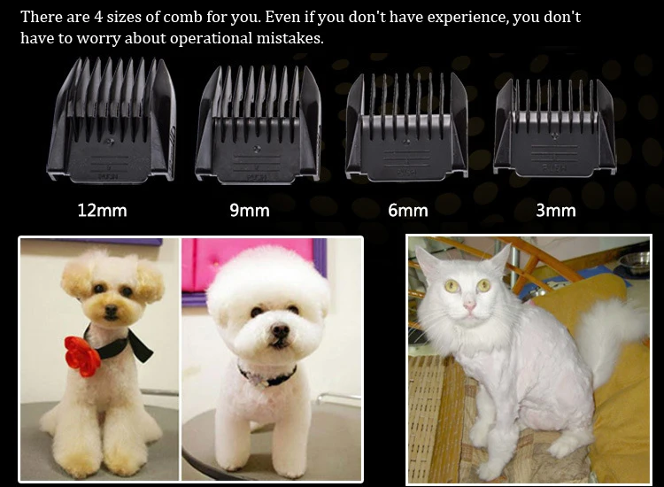 Профессиональный триммер для волос для собак машинки для стрижки волос Машинка для стрижки кошек бритва зажим для ножниц 110-240 В переменного тока триммер для волос для собак