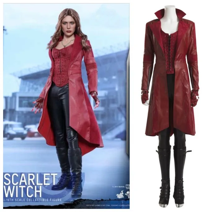 

Captain America 3 Scarlet Witch Cosplay Costume