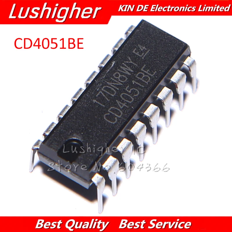

10PCS CD4051BE DIP16 CD4051 DIP new and original