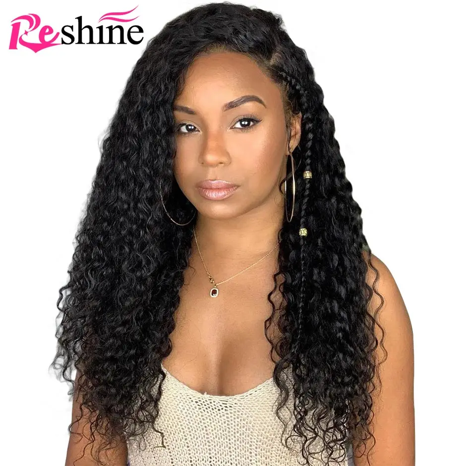 

Peruvian Water Wave Wig Lace Front Human Hair Wigs For Pre Plucked Hairline With Baby Hair 150% 180% Density Remy Bleached Knots