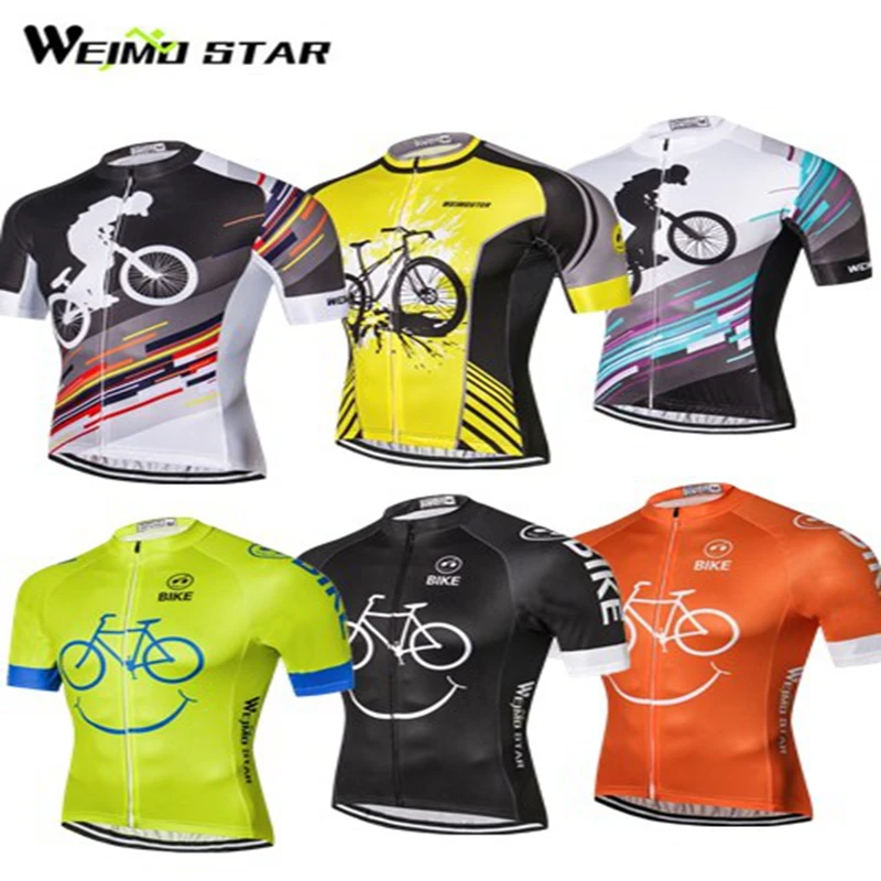 

Weimostar Team Ropa Ciclismo Summer Jersey Mens shirts Outdoor Sports Cycling Jerseys Bicycle Short Sleeve Top S-4XL