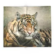 Tiger Looking 8" x 104" одеяло бросок на диван кровать самолет пледы Твердые покрывала домашний текстиль