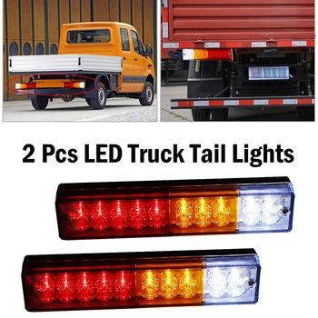

2pcs Tail Lights For Cars Stop Rear Reverse Running Brake Turn Signal Durable