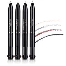 Цвета 4 In1 многофункциональный автоматический карандаш для бровей для губ, подводка для губ, подводка для глаз, Водонепроницаемый глазные Набор для перманенного макияжа бровей ручка Косметика для макияжа