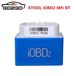 XTOOL iOBD2 MFi BT диагностики/читает код неисправности для VW AUDI/SKODA/сиденье Поддержка Android и IOS по Bluetooth бесплатного обновления онлайн