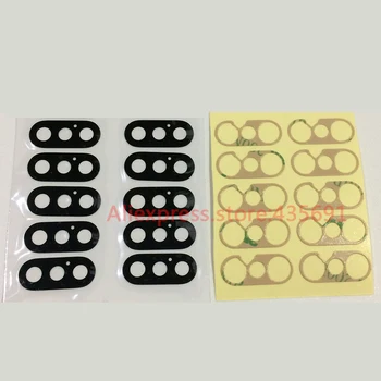 

50Pcs/lot Original New Back Main Camera Lens Glass Cover with Adhesive For iPhone X Mobile Phone Accessories Replacement Parts