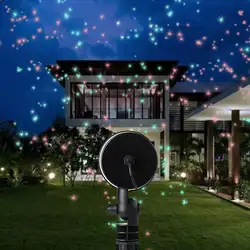 Открытый лазерный проектор небесно-звездный прожектор дождя пейзаж DJ Disco огни R & G сад газон Рождество вечерние 40
