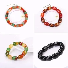 4 шт. Розничная агат натуральный камень Бусины Темный янтарь тигровый глаз свободные каменные бусины для браслета ожерелье ювелирные изделия