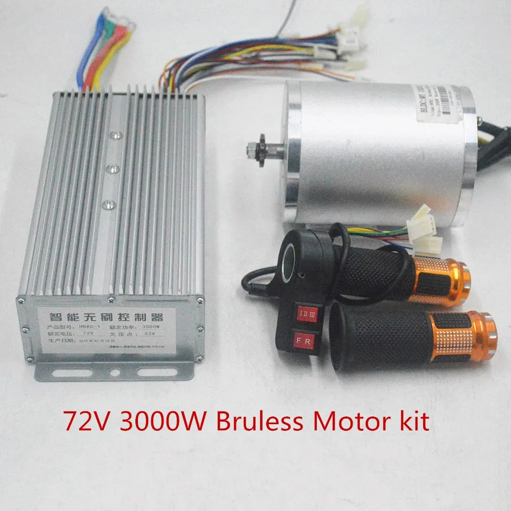Мотор 72v 3000w редукторный на электробайк