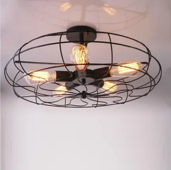

American Country Ceiling Lights Industry & Creative Personality Retro Ceiling Lamp Balcony Continental Vintage Designers lights