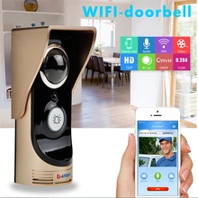 DANMINI 3.0 MP Câmera Do Telefone Da Porta de Vídeo Sem Fio Intercomunicador Speakerphone Vídeo Porteiro Campainha Intercom IR Sistema de Câmera