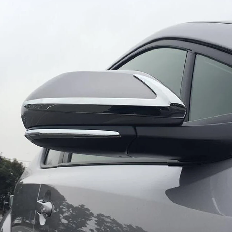 

YAQUICKA Car Exterior Rearview Mirror Anti-scratch Strips Trim Cover Styling For Toyota CHR C-HR 2016 2017 2018 ABS Accessories