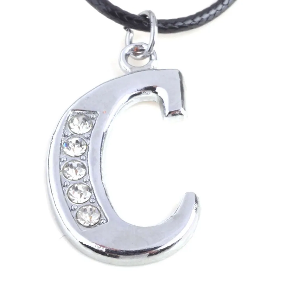 Мода унисекс геометрический Серебряный Кристалл Rhinestone письмо Шарм