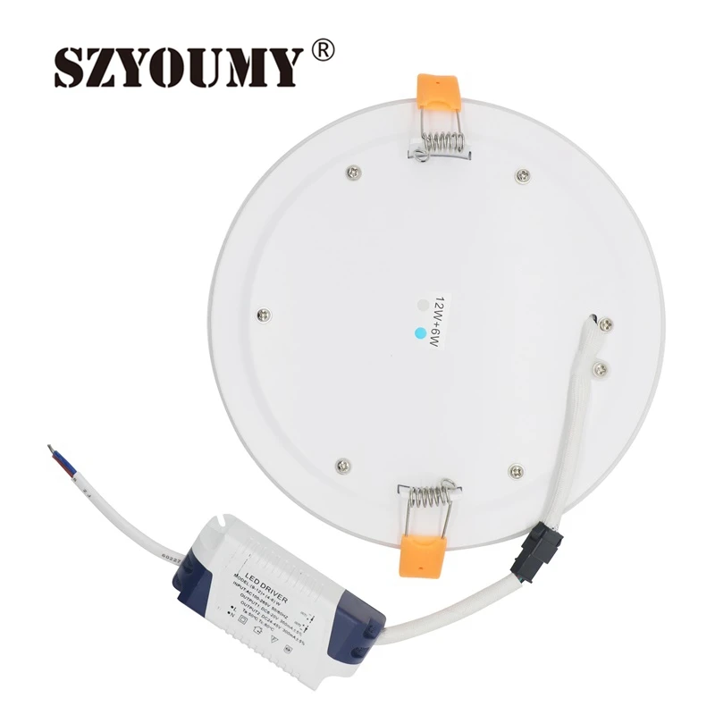 SZYOUMY Новый дизайн белый + RGB 3 модели светодиодных панельных ламп RGBW ультратонкий