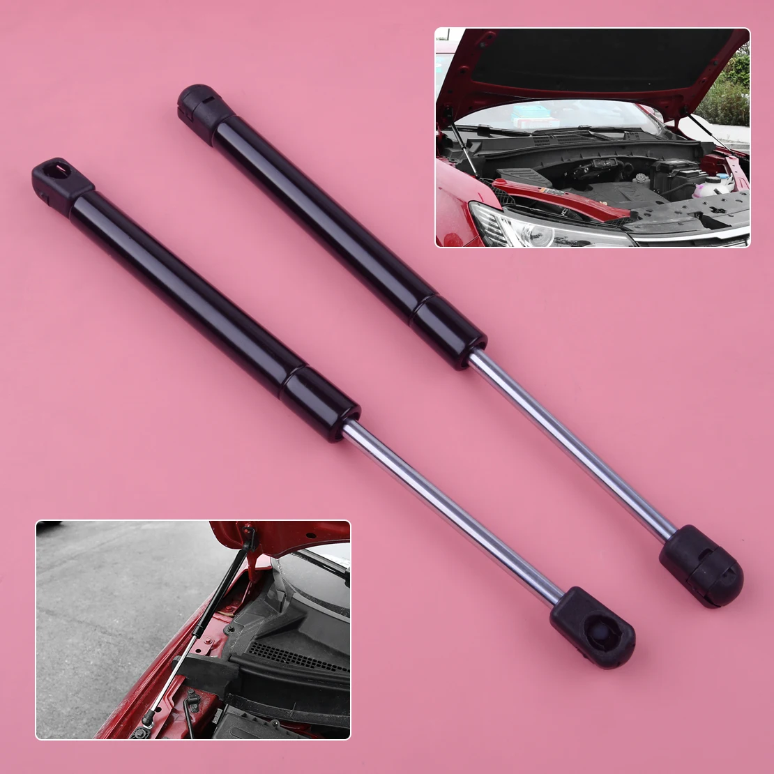 

DWCX 2Pcs Front Bonnet Hood Lift Support Shock Struts Rod 55136764AA fit for Jeep Grand Cherokee 1999 2000 2001 2002 2003 2004