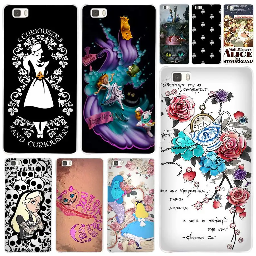 Heißer verkauf alice im wunderland punk klar case abdeckung coque shell für huawei p10 p9 p8 lite mate s 7 8 9 10 plus in Heißer verkauf alice im wunderland