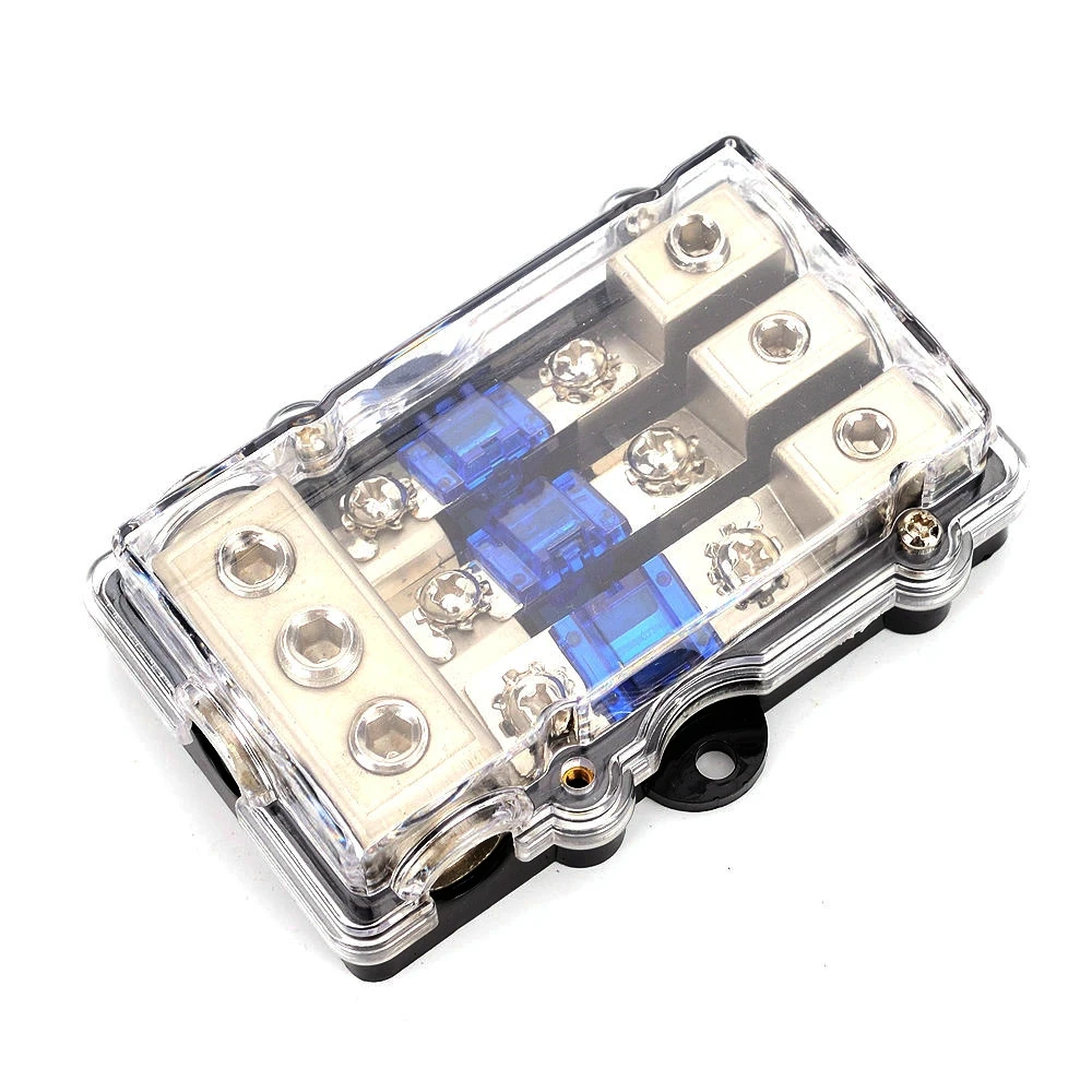

60A Car Motor Stereo Audio Power Fuse Holder Block Fuse Box Universal Waterproof