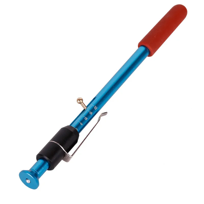 2 IN 1 Brake Pads Thickness Gauge Tire Thread Depth Gauge Pen Multi