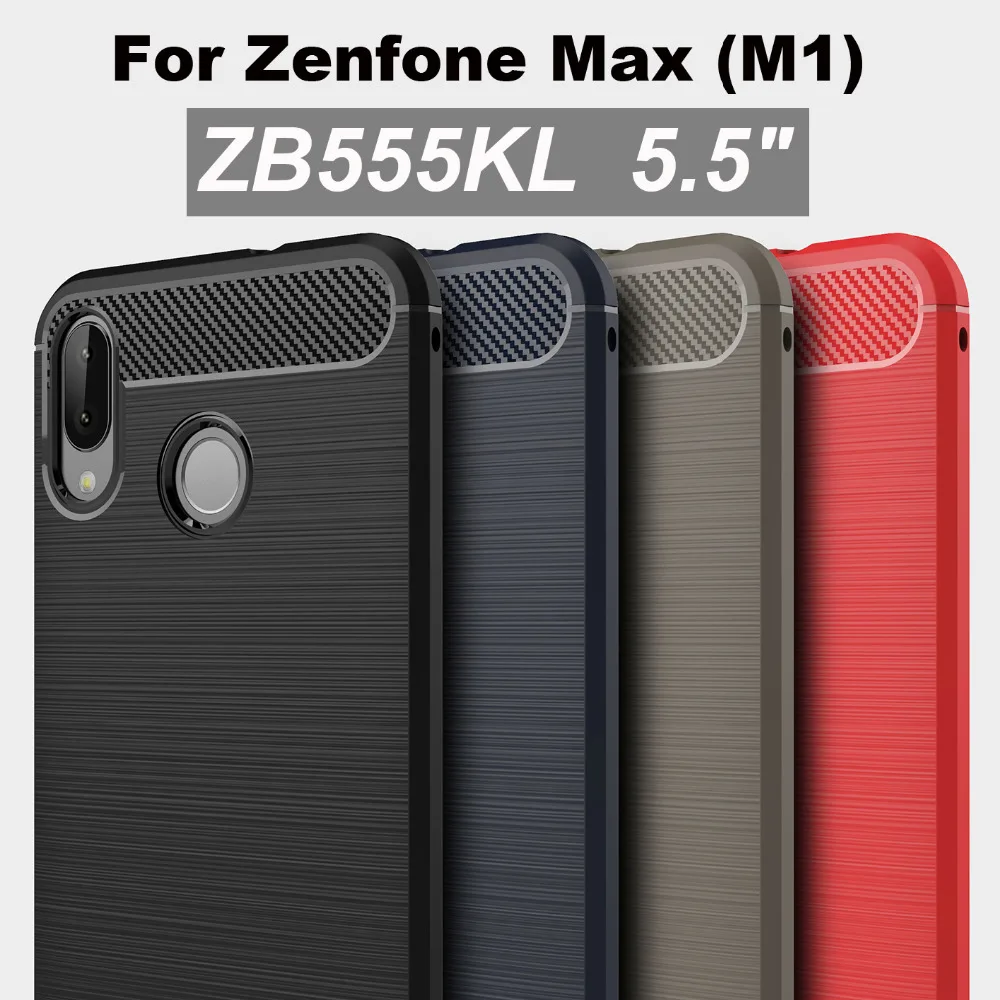 Чехлы для Asus Zenfone Max (M1) ZB555KL 5 дюйма мягкий силиконовый матовый чехол телефона