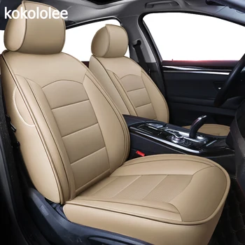 

kokololee custom real leather car seat cover for Mitsubishi pajero sport pajeroV93/V97 OUTLANDER EX ASX Grandis auto Accessories