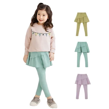 

children leggings girls pants kids fashion spring pants breathable children princess trouthers for teenage casual leggings