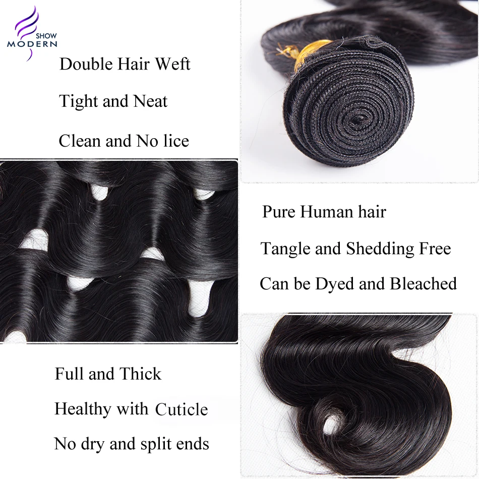Modern Show Hair Malaysian Body Wave Hair Bundles Deal 100% Human Hair Extension 3 and 4 Bundles Available NonRemy Free Shipping Modern Show Hair Malaysian Body Wave Hair Bundles Deal 100% Human Hair Extension 3 and 4 Bundles Available NonRemy Free Shipping