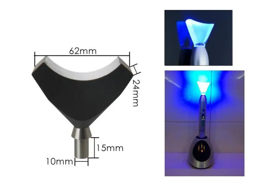 Стоматологический СВЕТОДИОДНЫЙ отбеливающий наконечник подходит для отверждения беспроводной светильник