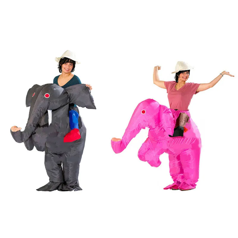 Animal Inflatable Pink Elephant Costume Entertainment Fancy Dress For