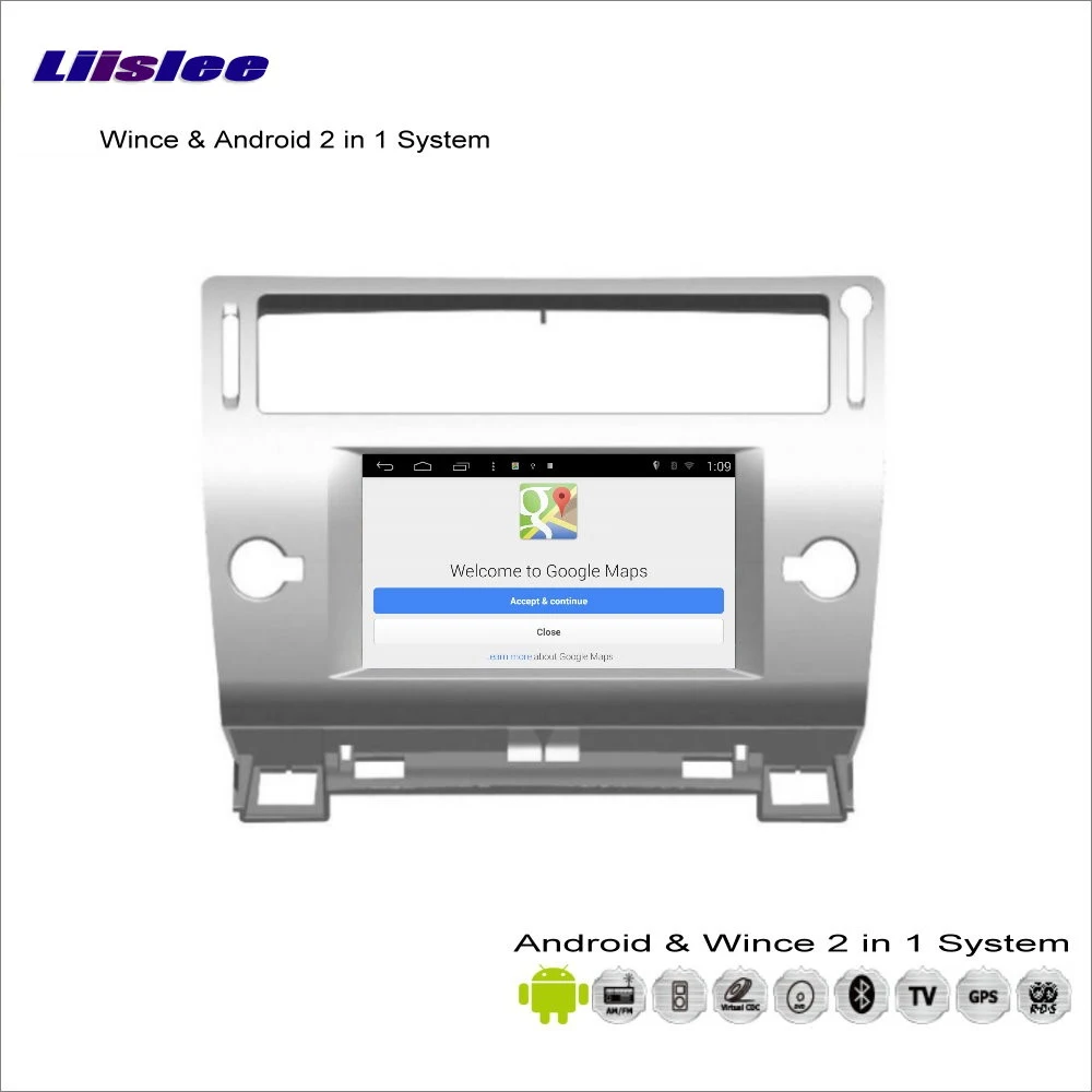 Clearance Liislee Car Android Multimedia For Citroen C4 Pallas 2004~2010 Radio DVD Player GPS Nav Map Navigation Audio Video Stereo System 3
