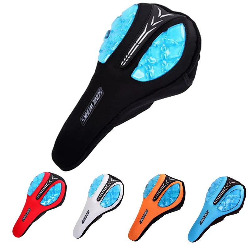 Bicycle Saddle Cover Liquid Silicon Gels Comfortable Bike Seat Mat Cycling Breathable Soft Cushion For MTB Road Bicycle SW0015 (8)