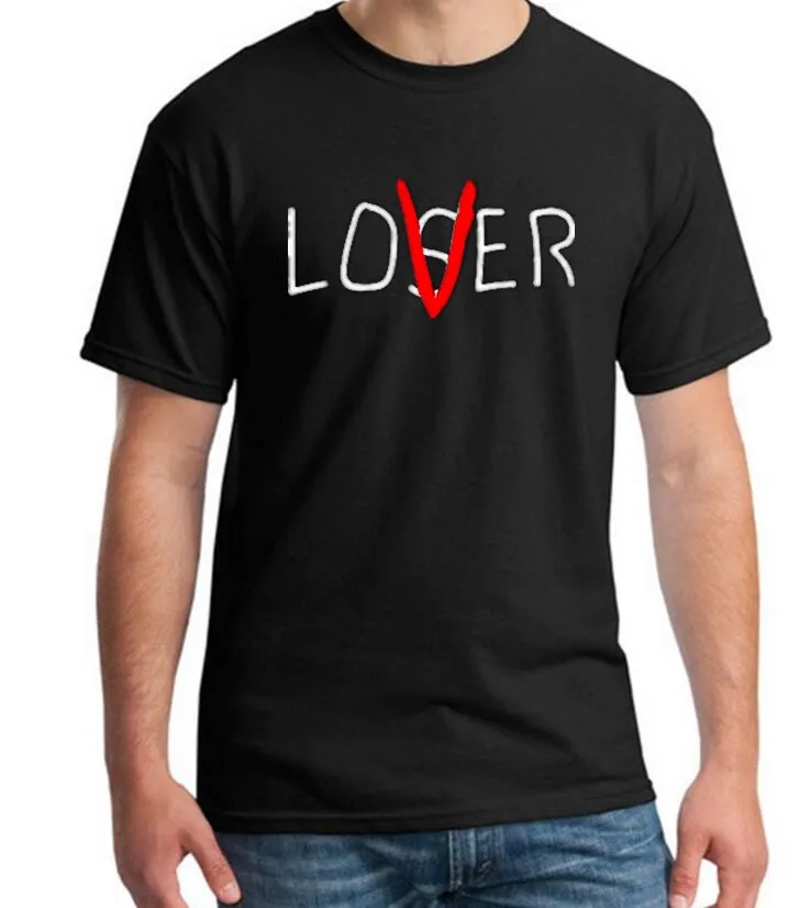 

Pennywise Tshirt T Shirt Men Women It Loser T Shirt IT Movie Shirt Losers Club Stranger Things Lover T-Shirt Derry Maine Shirt