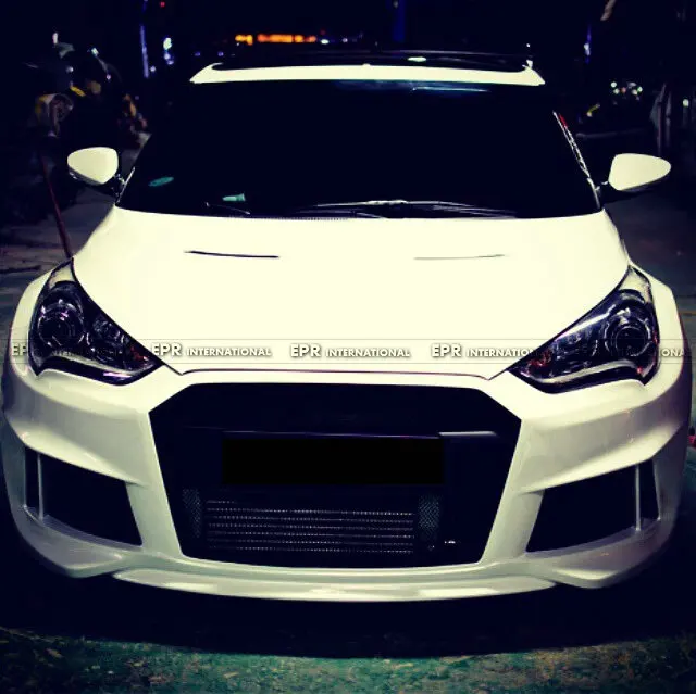 Veloster Lordpower Wide Body Front Bumper FRP(17)_1
