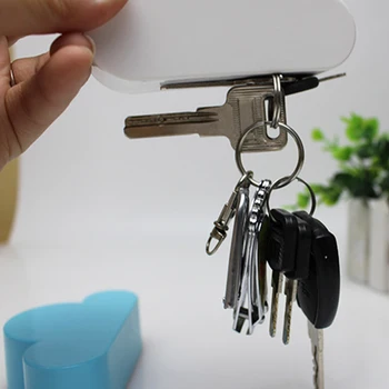 

Wholesale White Cloud Shape Key Holder Creative Home Storage Holder Hanger Magnetic Magnet Keychain Holder Wall Decor Gift