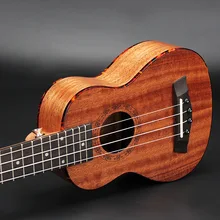 Soprano Ukulele de 21 Pulgadas Hawaiian Guitar 4 Cuerdas Instrumentos Musicales Uke Ukelele Guitarra de Caoba Artesanías De Madera Roja