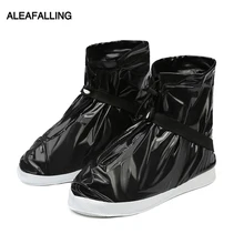 Aleafalling складной портативный водонепроницаемый чехол для обуви с пряжкой утолщенные резиновые сапоги противоскользящие износостойкие пластиковые крышки SC59