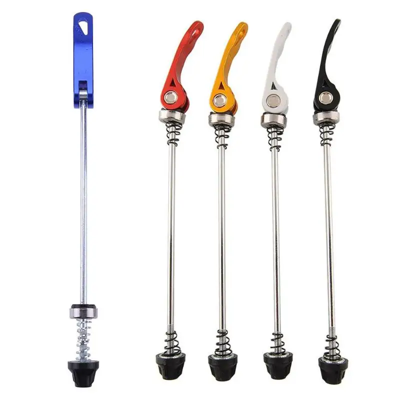 

5 Colors One Pair Road Mountain Bike Bicycle Cycling MTB Wheel Hub Skewers Quick Release Axle QR 145/185mm Bicycle Parts