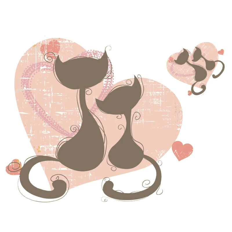 

Cat Heat Transfers Iron On Patches For Jeans T-shirt DIY Craft Stickers Applications For Clothes Decorative Appliques 47089
