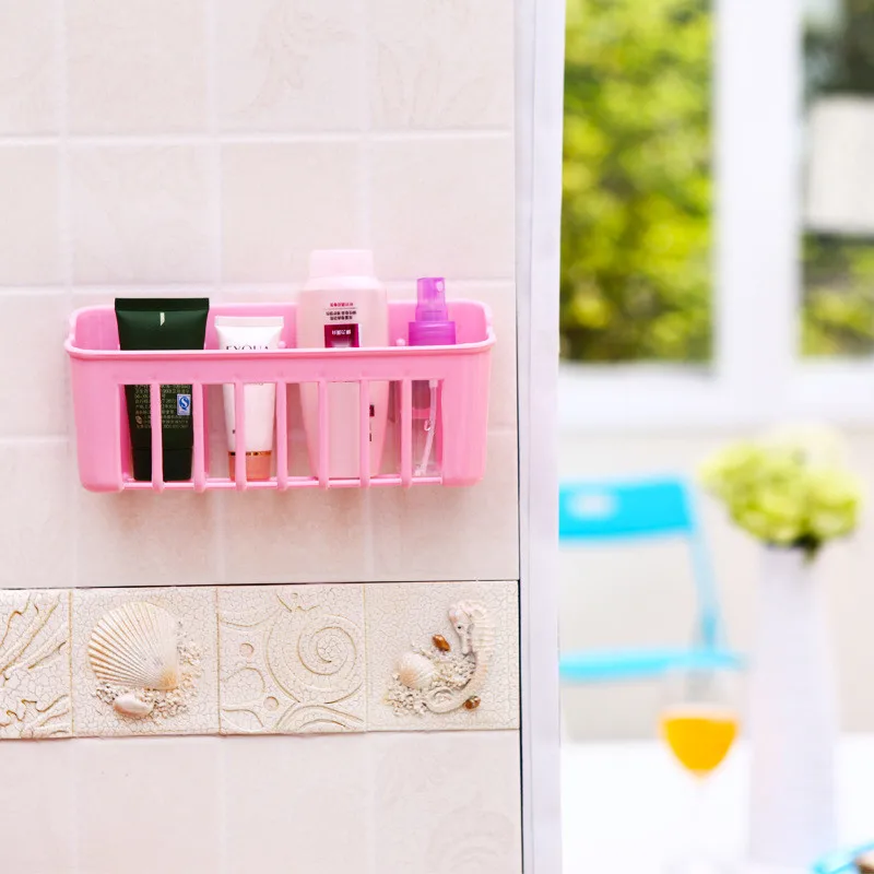 

1PC Storage Basket Kitchen Sink Sponge Tableware Storage Objects Storage Basket Box Suction Cup Rack hanging dish drainer