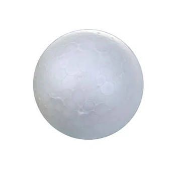 

10 x 7cm Polystyrene Ball Sphere Ornament Decoration White